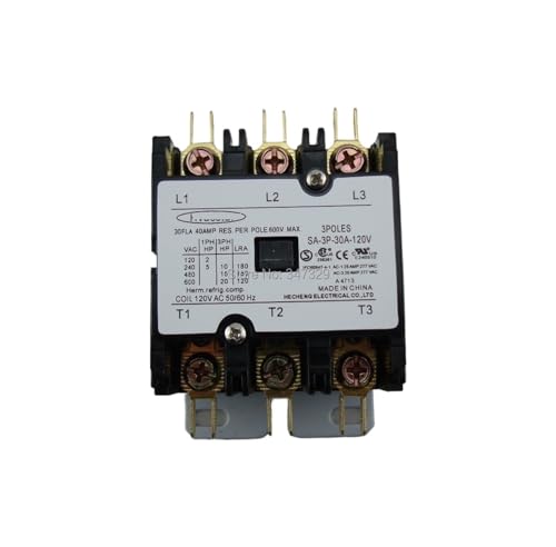 Contacteur DP 3 pôles 30A 120V SA-3P-30A-120V pour système de climatisation