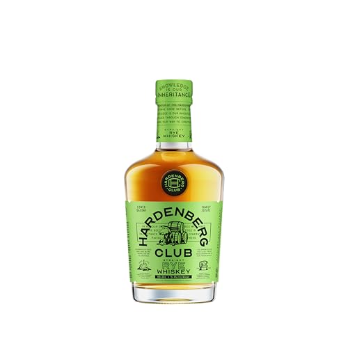 Hardenberg I Club Whiskey Straight Rye I Deutscher Roggenwhiskey I Finish im Coppers Reserve und Eichenfass I ISC Gold Award Gewinner 2024 I 42 5% Vol. I 700 ml