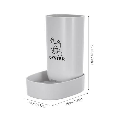 Mangeoire pour poulets SOIMISS distributeur double compartiment