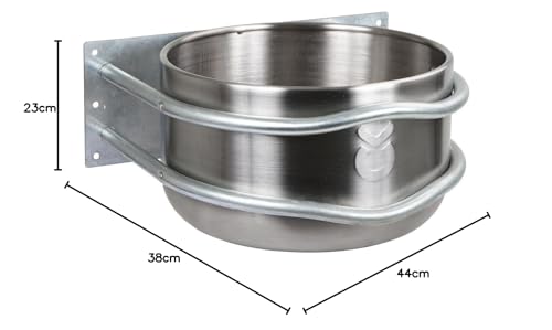 Mangeoire en aluminium Kerbl : finissez-en avec le gaspillage de grains - 5