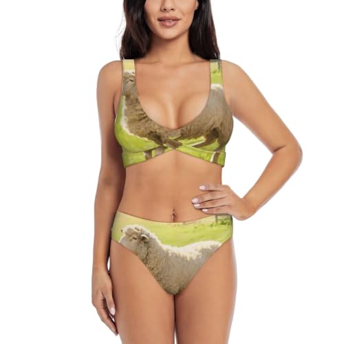 Bikini croisé et triangle réglable, le maillot de bain deux pièces idéal pour vos séances de bronzage