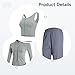 3-Piece Fitness Set For Women, Sports Bra, Jacket & Jogger Pants, Breathable & Comfortable, Xxl For All Body Types