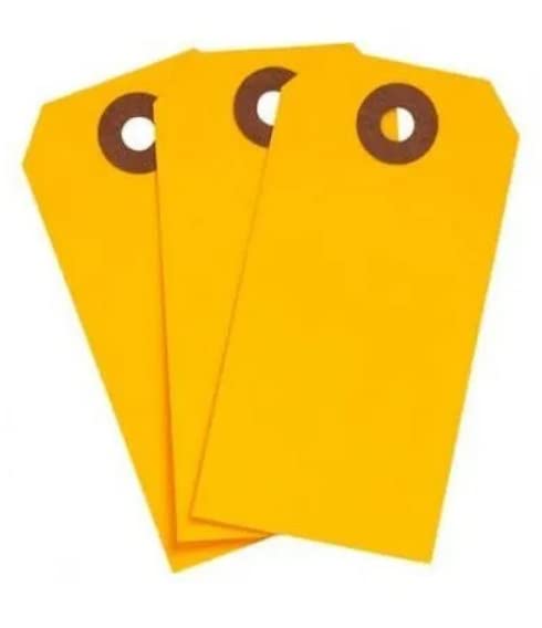 Generic Yellow Teg 3 Inch, 500 Labels, Paper, Small, Label Maker Accessory