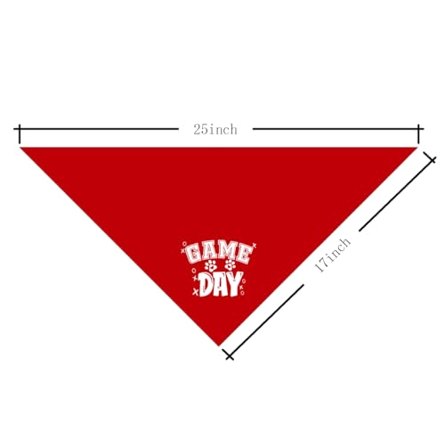 Bufanda para perros de color rojo un regalo para los amantes de los animales y el deporte 4