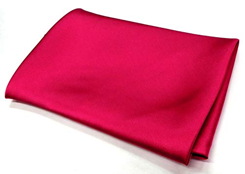 [ハネクトーン] セーラー服 スカーフ 三角タイ 絹100% サテン16匁 エンジ(No.92)