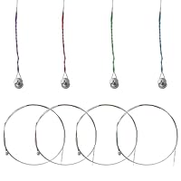 8 Stück Violinsaiten 4/4 Universal Komplettset (G-D-A-E) Violine Universalsaite Stahlkern Geigensaite für Instrumente Saiten 1/2, 1/4, 3/4, 4/4 Violine