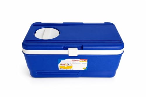 Aristo 50 LTR Blue Insulated Chiller Ice Box with Vent Lid + Tap - Image 3