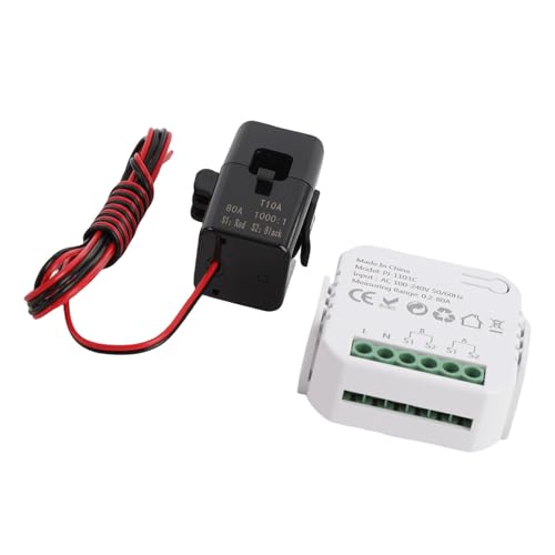 Compteur d'énergie monophasé rail DIN avec analyse en temps réel WiFi