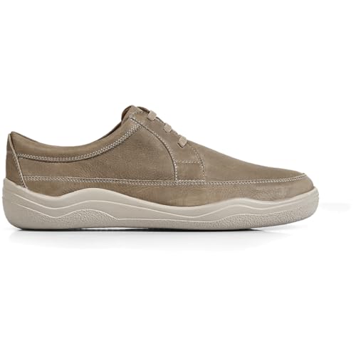 Image of Opananken Phanteon Men's Casual Leather Slip On Loafers Walking Shoes -100% Genuine Leather, Soft Lining, Air Latex Insole, Flexible PU Sole. Lightweight, Durable, Odor-Resistant. Casual Style with All-Day Comfort.