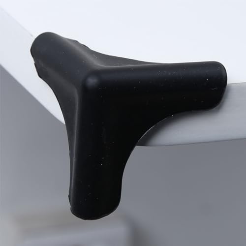 Image of Haofy 4pcs Gray Baby Corner Guards Your Baby from Bumping with Right Angle Furniture Protectors Food Grade Silicone Safety Corner Guards for Child Kids Toddlers Widely Use (Range Hood Anti-Collision