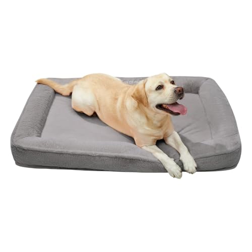 BALANCE Plüsch Hundematte XXL Grau