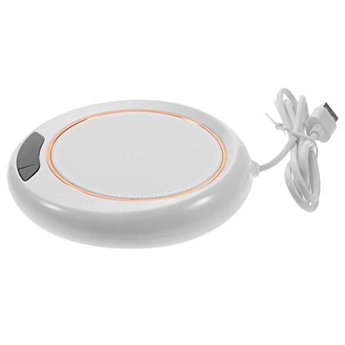 Amosfun Chauffe-Tasse USB pour Bureau Chauffe-café Et Thé Réutilisable avec Arrêt Automatique Élégant Et Pratique