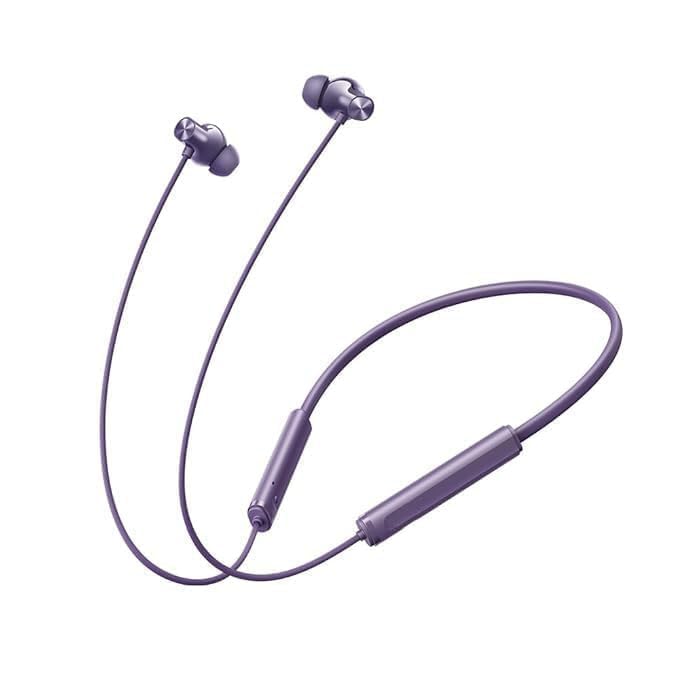 Image of Buds Wireless 5 ANC Neckband Compatible with Realme in Ear Bluetooth,50dB ANC, 13.6mm Dynamic Bass Driver,360 Spatial Audio,45ms Low Latency,Upto 38hrs Playback, Dual Device Connection (Purple)