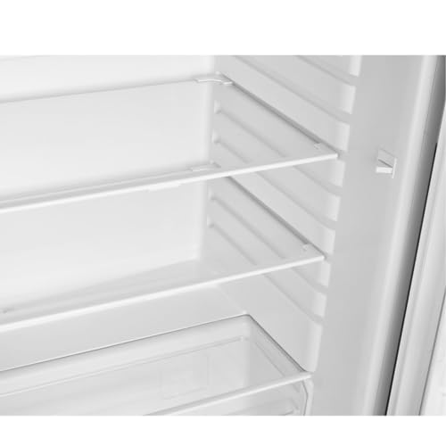 Teknix UC55L5W Freestanding Undercounter Larder Fridge - 55cm Width / 127 Litre Capacity - Adjustable Thermostat - 3 Glass Shelves - 2 Year Cover - White - Image 3
