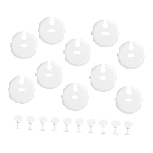 RORPOIR 20piezas Protectora De Corriente Para Enchufes Franceses Protectoras De Enchufes Eléctricos Cubiertas De Para Bebés Uso Hogares Pequeños