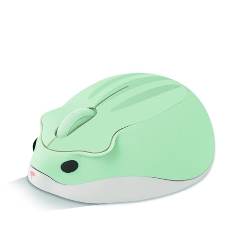 Mouse inalámbrico silencioso pequeño de hámster y mini ratón óptico de viaje