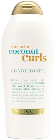 OGX Quenching + Coconut Curls Conditioner, 25.4 fl oz