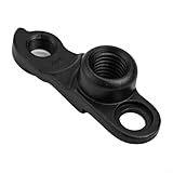 Finition noire élégante : avec un revêtement noir mat moderne, ce cintre de dérailleur améliore l'apparence de votre vélo tout en offrant une résistance à l'érosion. Le design élégant complète l'esthétique générale de votre moto.