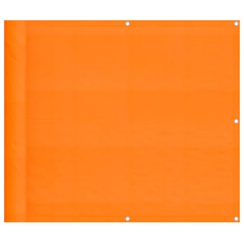 vidaXL Balkon-Sichtschutz Orange 90x700 cm 100% Polyester-Oxford, Balkonsichtschutz, Balkonbespannung, Balkon Windschutz, Sichtschutz