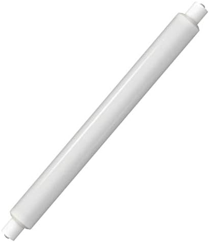 Crompton Lamps LED 284mm DET Tubular 6W SCC-S15 (5 Pack) (40W Equivalent) 4000K Cool White Opal 650lm Double-Ended Striplight Mirror-Light Picture-Light Multipack Light Bulbs