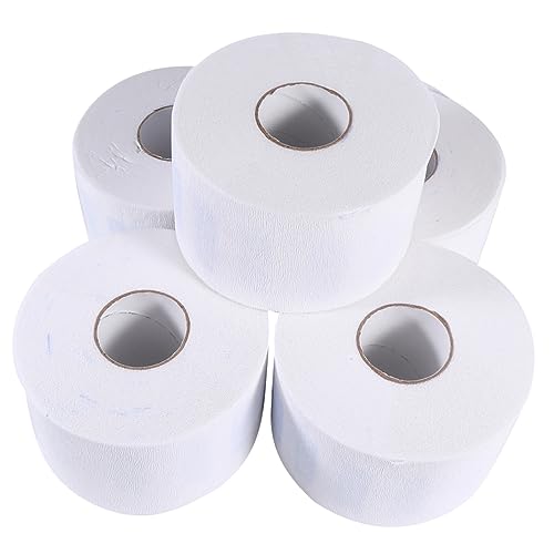 Healvian 使い捨て防水ネックペーパー 5ロール ヘアカット用カラーペーパー ネックストリップ スタイリスト向け 理容店や自宅の使用に