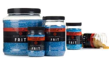 5 Oz Aventurine Green Transparent Powder Frit - 90 Coe