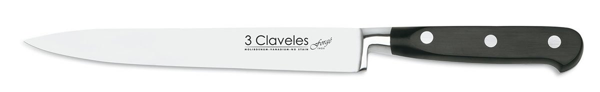 Compra 3 Claveles Cuchillo para Filetear Forgé de Acero Inoxidable, 19 cm en