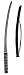Rubies Costumes Women's Japanese Ninja Sword Accessory Multi One Size Fits Most