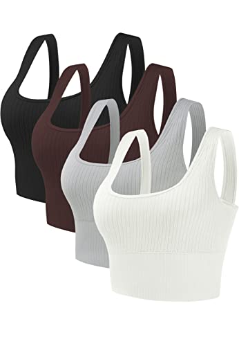 Gnowann Sport BH Damen Mittlerer Halt Bustier Damen Gepolstert Ohne Bügel...