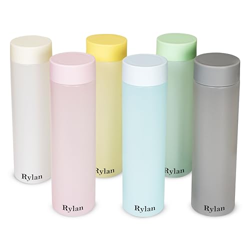 Image of Rylan Unbreakable Water Bottle - 1 Litre Leakproof Durable BPA-Free Non-Toxic for Office, Gym, Home (6 Pc Round), Multicolor