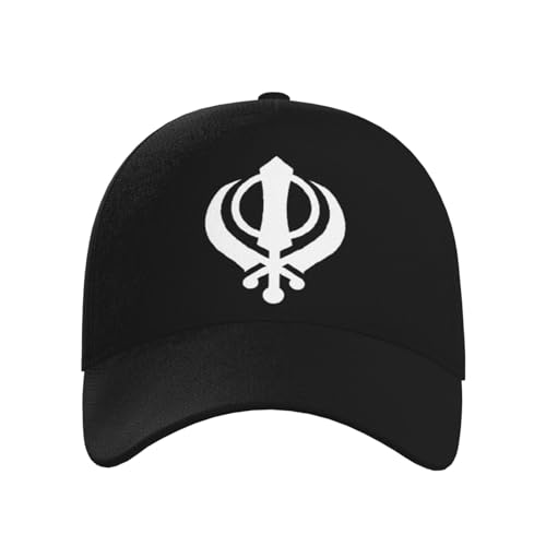 Sikh Symbol Sikhism Religion Baseball Hats for Men and Women - Classic Adjustable Hats2