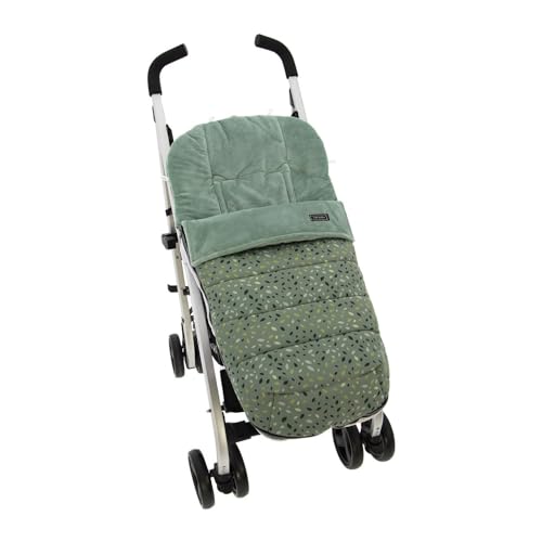 Saco Silla ligera de Paseo Rosy Fuentes- Saco para silla de verano - Silla pequeña - Equipado para ser Ajustado perfectamente -Verde