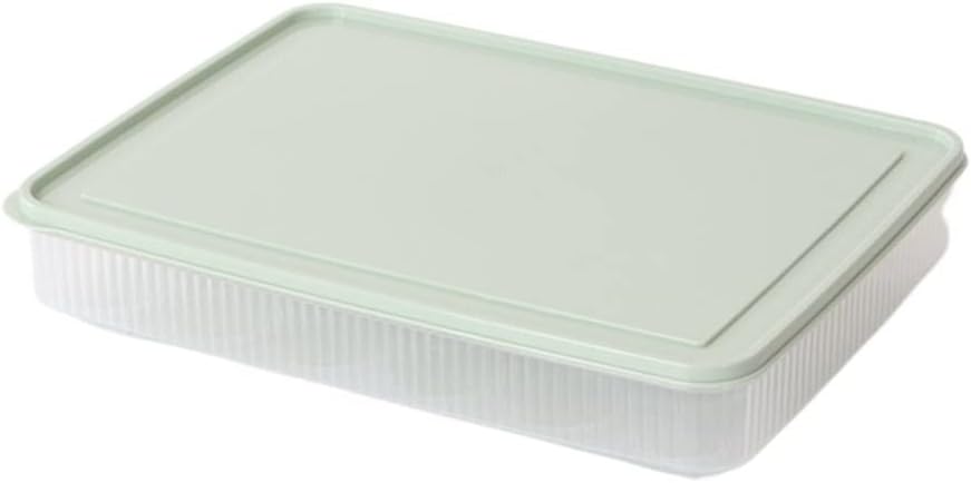 Egg Box Storage Box Refrigerator Storage Box Egg Rack Support Egg Grid 24 Grid Household Storage Rectangular Plastic Box (Color : B) (D)