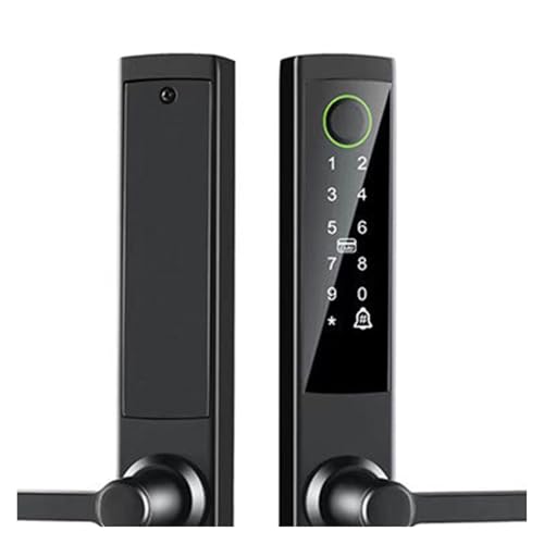Serrure intelligente de porte avec clavier à code pour installation facile et empreinte digitale - 5