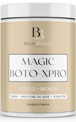 Beyn Beauty® Botoxpro Capilar Reestructurante | Mascarilla Pelo Tratamiento Keratina cabello dañado | Hidrata, alisa, fortalece. Ácido hialurónico, queratina, tanino Made in France (Coco - Monoï)