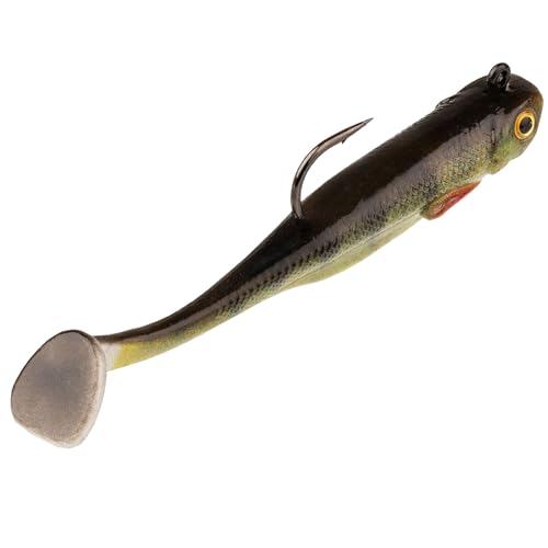 Strike King Homing Minnow Fishing Lure, Yellow Perch, 4-Inches, 3/8-Ounce