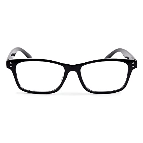 Contacta, Element, Occhiali da Lettura per Uomo e Donna, Pratici per Ogni Viso, Montatura Squadrata e Aste Flex, Confezione con Astuccio Portaocchiali, 26g