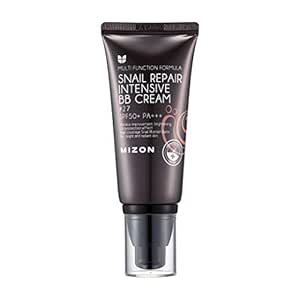MIZON Snail Repair Blemish Balm, Multifunctional BB Cream with Snail Mucus Filtrate, Skin Care and Makeup Coverage, Strenghtens Skin Elasticity, Improves Fine Wrinkles (#27)