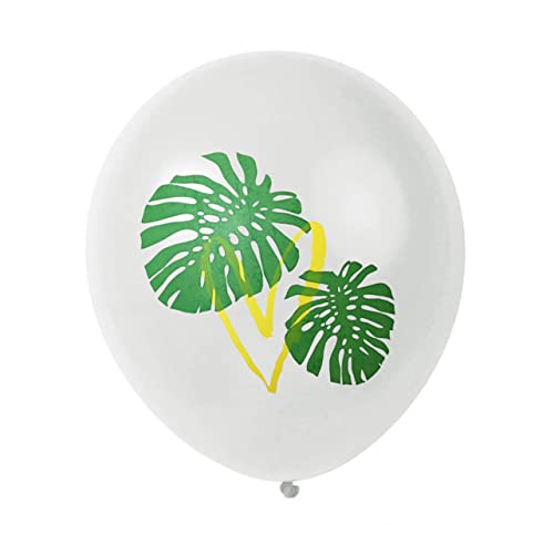 Blancos, ifundom 16 Piezas cactus boda festival cobertor sabanas globos de cumpleaños globos hawaianos decoraciones de fiesta luau decoración de piña el Decorar Hojas...