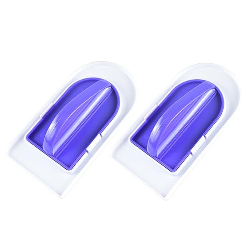 Cabilock 2pièces Racloir à Gâteau Plastique Lisseur à Gâteau Pour Fondant Ustensile De Cuisine Pratique Et Facile à Nettoyer