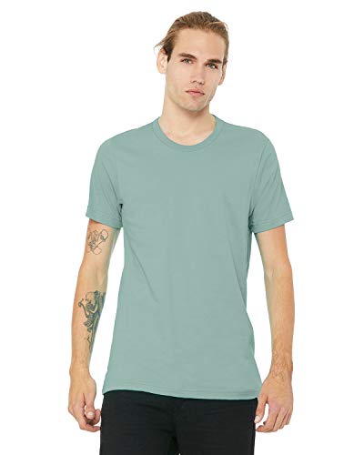 Bella + Canvas Unisex Heather CVC T-Shirt M HTHR DUSTY BLUE