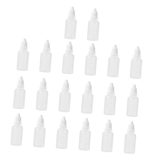 Garneck 20 Botellas Cuentagotas Graduadas Reutilizables Vacías Dispensadoras Para Mayores Gotero Exprimible Gotero Para Ojos Botella Cuentagotas De Viaje Botella