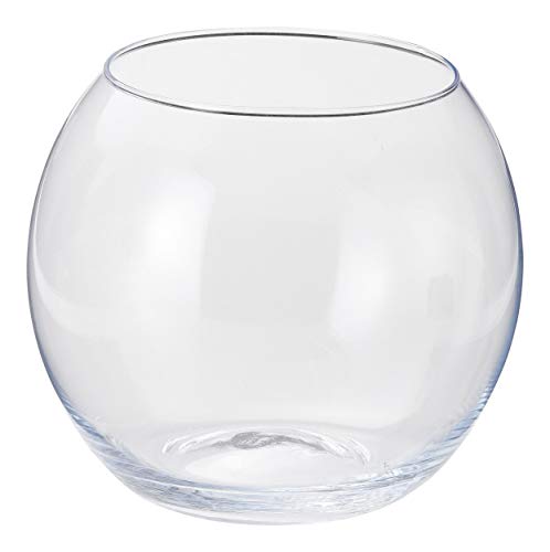 松野ホビー ガラス 容器 丸型 おしゃれ ビューレット LL H23×φ24cm (口径)φ17cm 内容量 8500cc (金魚鉢、花瓶、アクアリウムなどに) FR-43