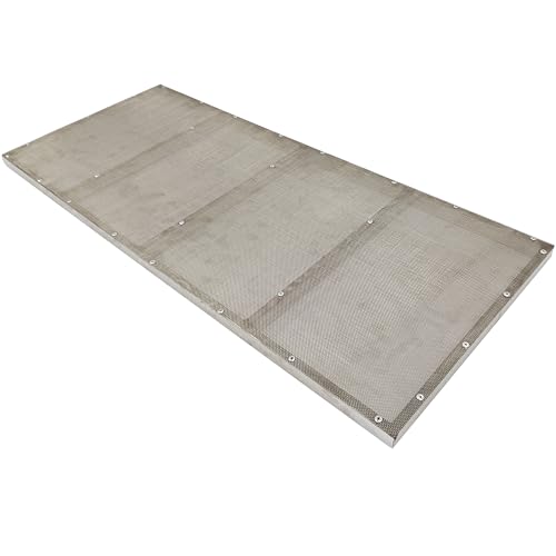 TECHTONGDA 1mm Lower Layer Square Hole Screen Mesh for JG40-95 Double Layer Straight Vibrating Shaker 15 * 37.4inch