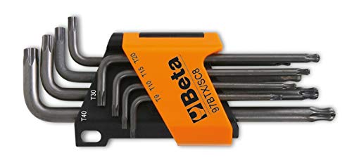 Image secondaire de Jeu de 8 clés mâles coudées Beta pour vis Torx®