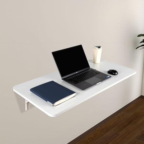 Neoaider Wall Mounted Folding Table 47.2”L x 19.7”W, White by Neoaider - Image 9