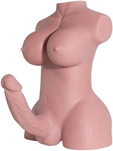 Shemale Sex Doll with Torso Realistic Dildo Breasts and Tight Anal Hole (9.8LB), Transsexual Love Doll Hugh Penis Adult Sex Toy for Men Women Couple Unisex Masturbation Sex Fun