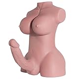 Shemale Sex Doll with Torso Realistic Dildo Breasts and Tight Anal Hole (9.8LB), Transsexual Love Do