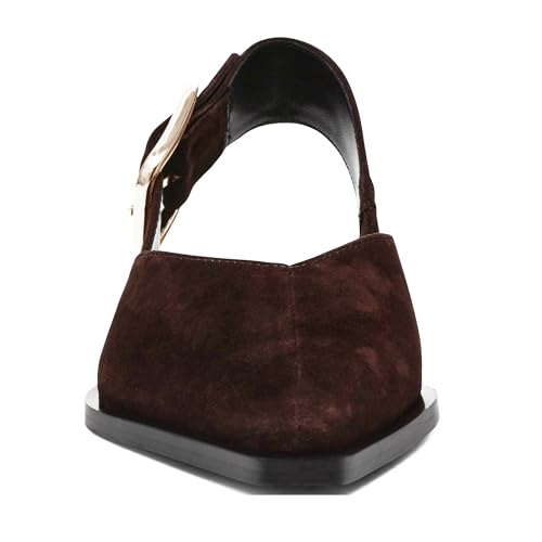 Flats for Women Pointed Toe Mary Jane Flats Slingback Buckle Strap Ballerina Flat Shoes Comfort Light Weight Ballet Dress Shoes4