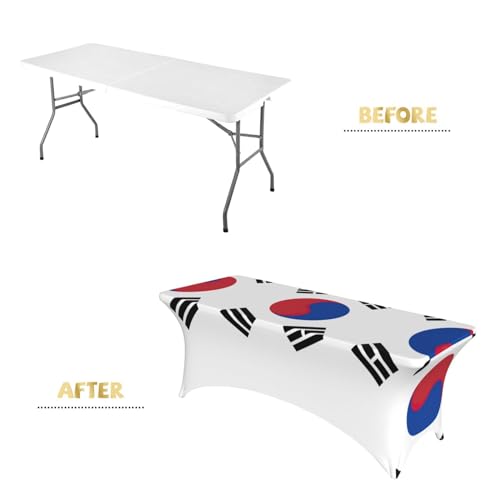 Housses de table élasthanne Corée pour mariages, fêtes et salons